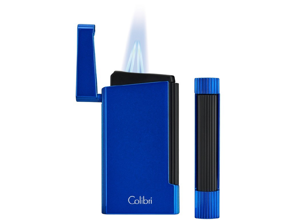 Encendedor Colibri Voyager Azul Negro